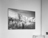 Rocky Mountain Autumn High In Black and White  Acrylic Print