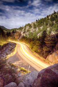 Boulder Canyon Beams Of Light