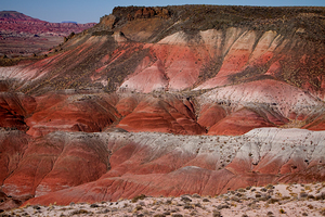 Painted Desert Strata Arizona Nature Landscape