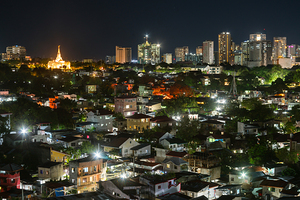 Lahug   Cebu City Night Skyline   Philippines