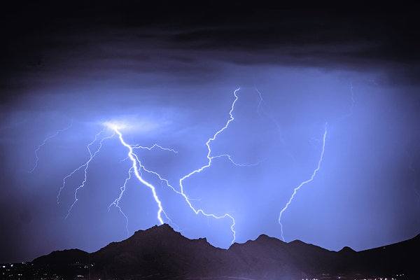 Three Strikes In the Night Print