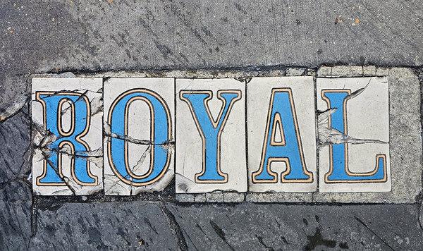 Royal Flush   The French Quarters Street Style Print