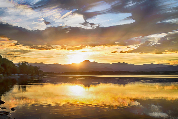 Marching On To The Night Print