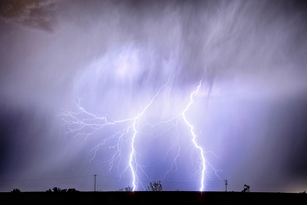 Double Lightning Strike Harmony Print
