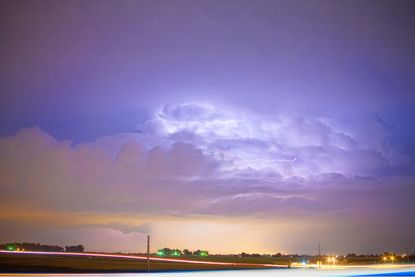 25 to 34 Intra Cloud Lightning Thunderstorm Print