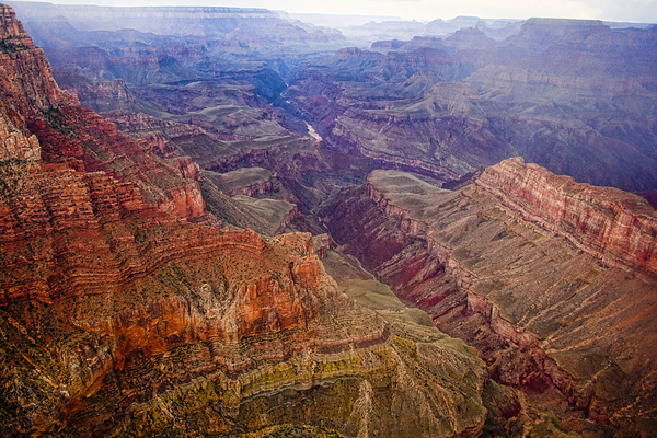 Grand Canyon Morning Scenic View Print