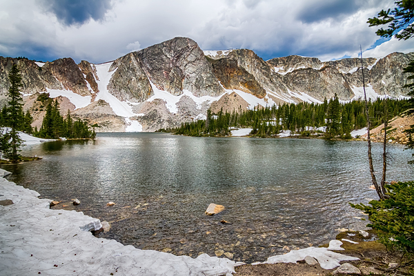 Mountain Majesty Medicine Bow Peak Reflection Print