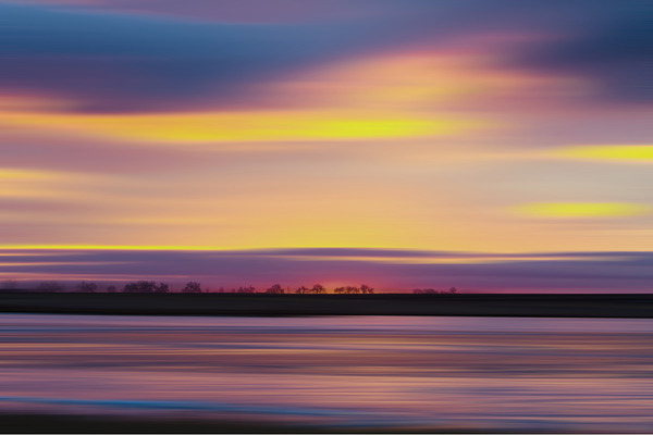 Beautiful Colorful Boulder County Winter Morning Print