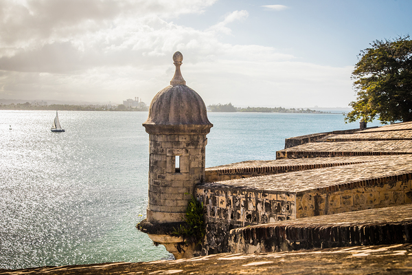 A Picturesque Scene in San Juan Puerto Rico Print