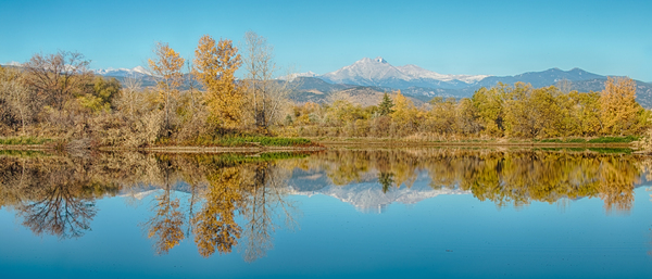 Autumn CO Twin Peaks Golden Ponds Reflections Print