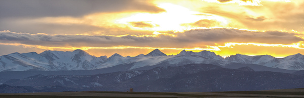 Colorado Front Range Panorama Gold Téléchargement Numérique