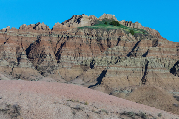 Contrasting Colors and Textures in the Badlands of South Dakota Digital Download