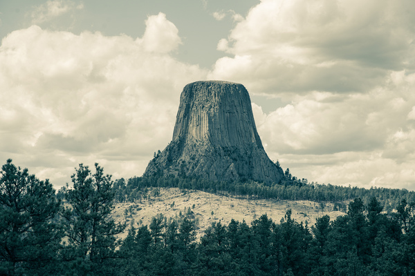 Devils Tower also called Grizzly Bear Lodge Print