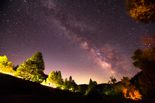 Milky Way Night Sky Astrophotography Colorado Rocky Mountains Digital Download