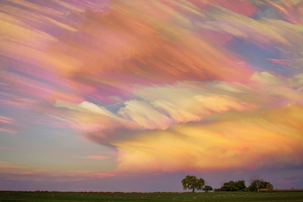 Pastel Painted Big Country Sky Digital Download