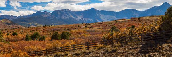 SW Autumn Colorado Rocky Mountains Panoramic Digital Download
