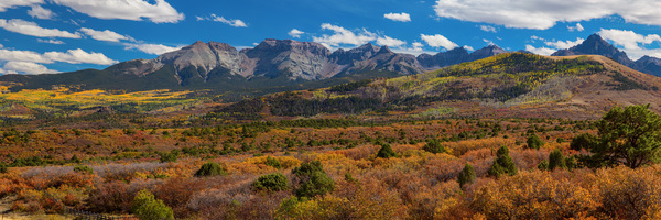 SW Autumn Colorado Rocky Mountains Panoramic Digital Download