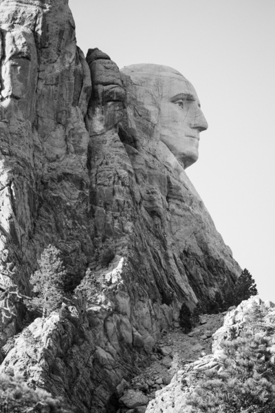 Silent Majesty George Washingtons Profile at Mount Rushmore Digital Download