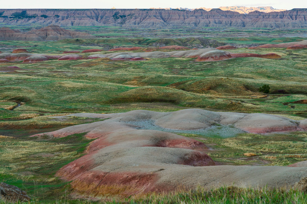 South Dakota Badlands Grasslands Embrace Majestic Canyon Buttes Digital Download