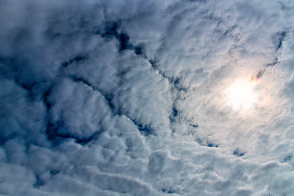 Sun Burning Through Print