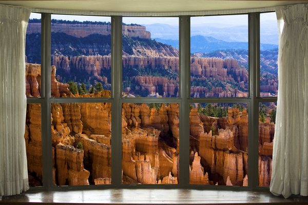 Bryce Canyon Bay Window View Print