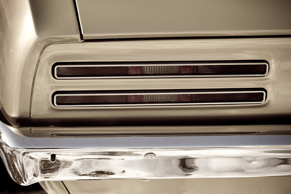 1967 Pontiac Firebird Back Lights Close up Print