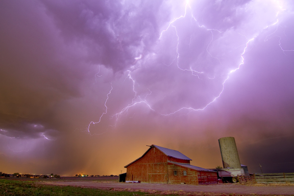 Red Barn Farm Beautiful Sight Print