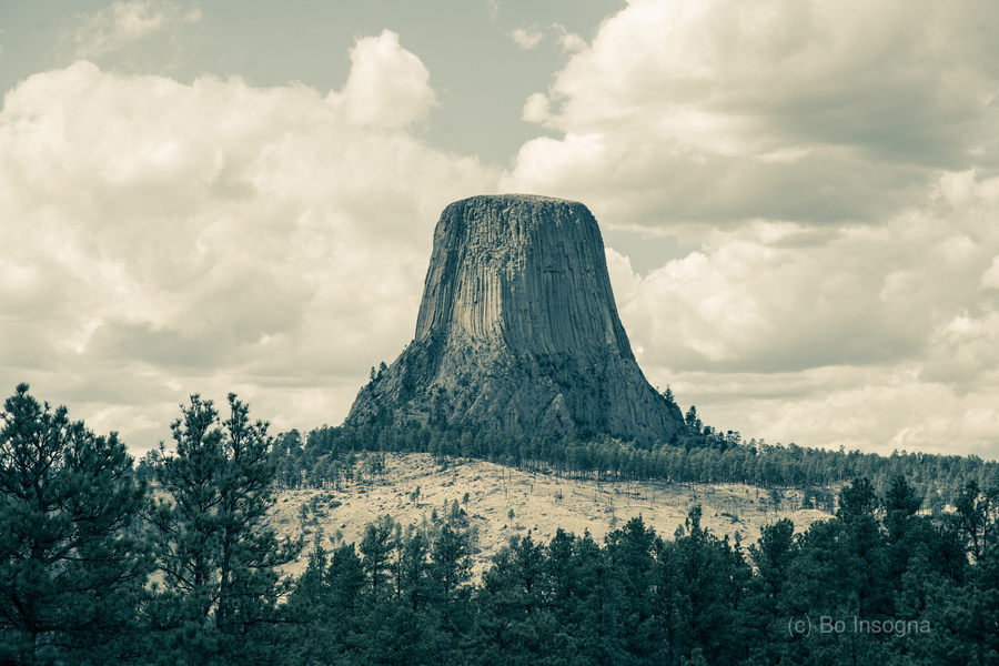 Devils Tower also called Grizzly Bear Lodge  Print