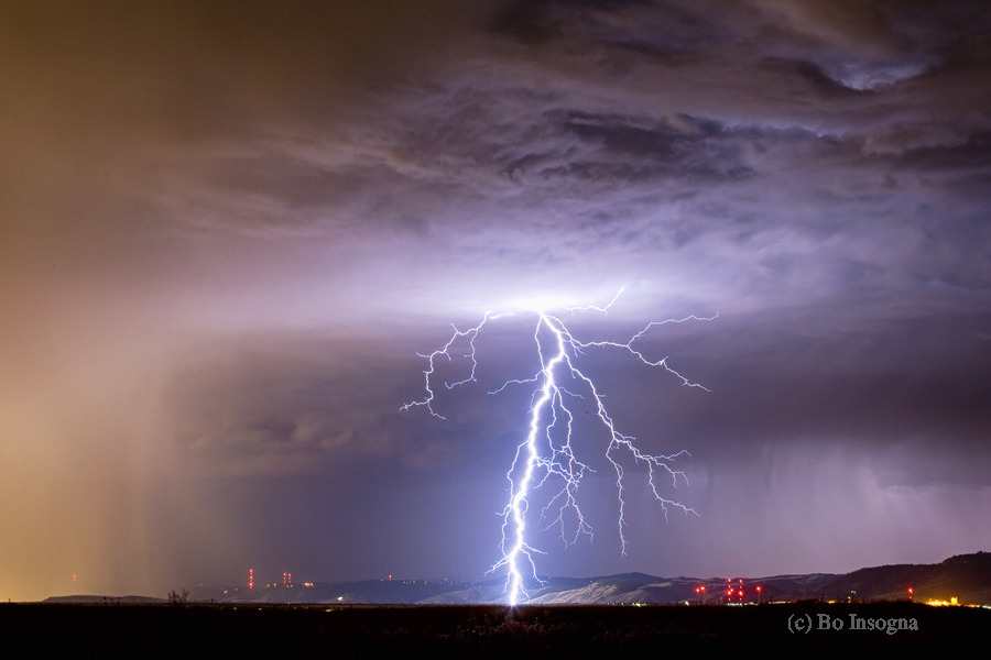 Lightning Strikes Following Rain  Imprimer
