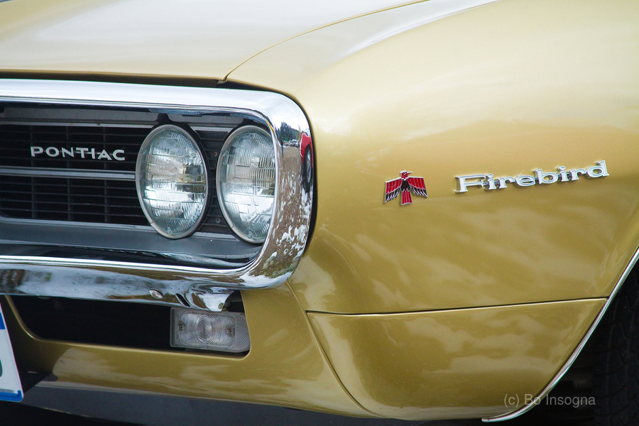 Pontiac Firebird Gold 1967  Imprimer