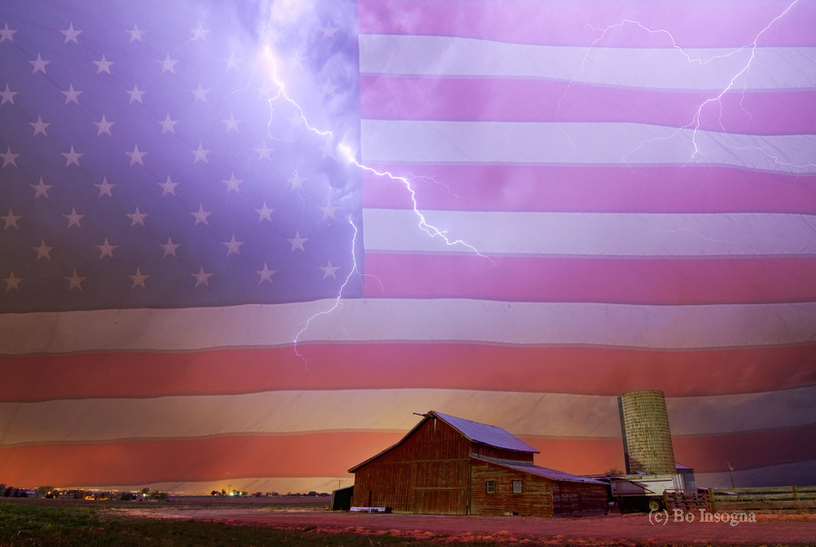 American Country Storm  Print