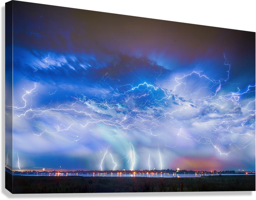 Natures Fourth Of July Canvas Print