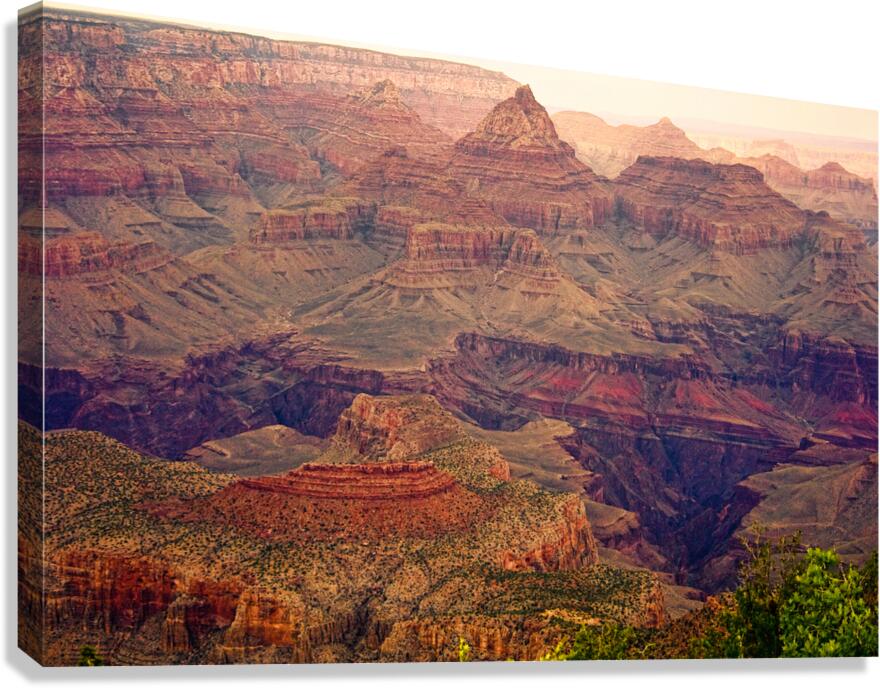 Amazing Colorful Spring Grand Canyon View Canvas Print