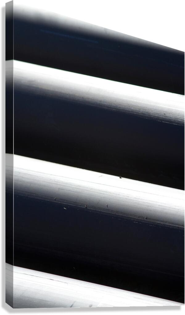 Tubular Shadow and Light  3 Canvas Print