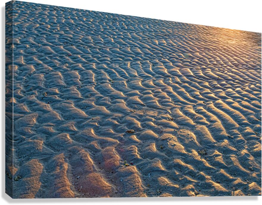 Ripples In The Sand Canvas Print