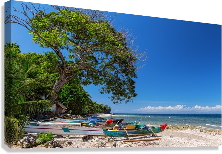 Tropical Island Panorama Paradise Canvas Print