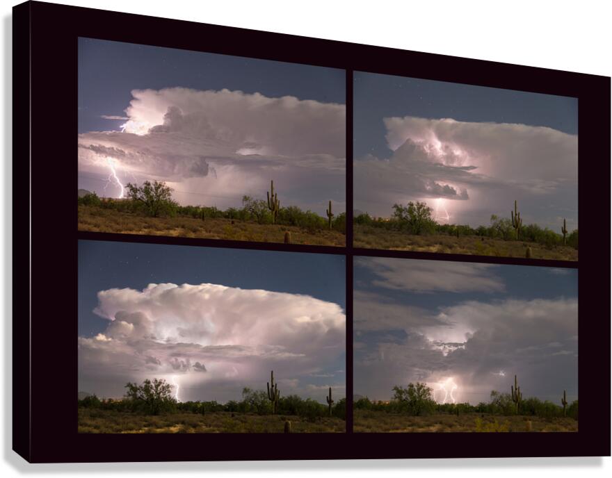 Storming Sonoran Desert Canvas Print