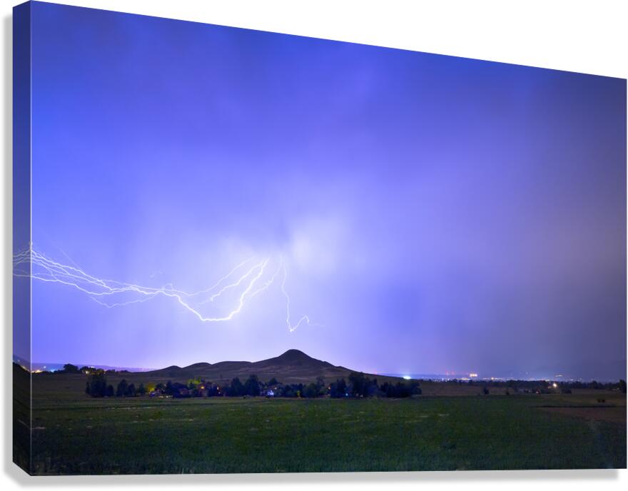 Sky Monster Above Haystack Mountain Canvas Print