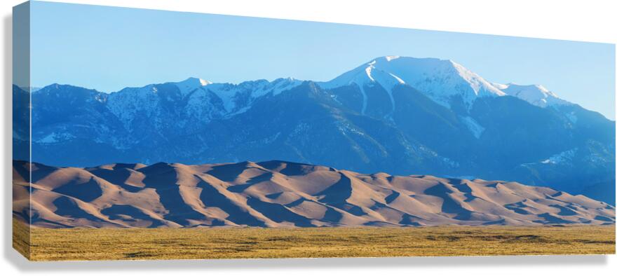 Colorado Great Sand Dunes Panorama Pt 2 Canvas Print
