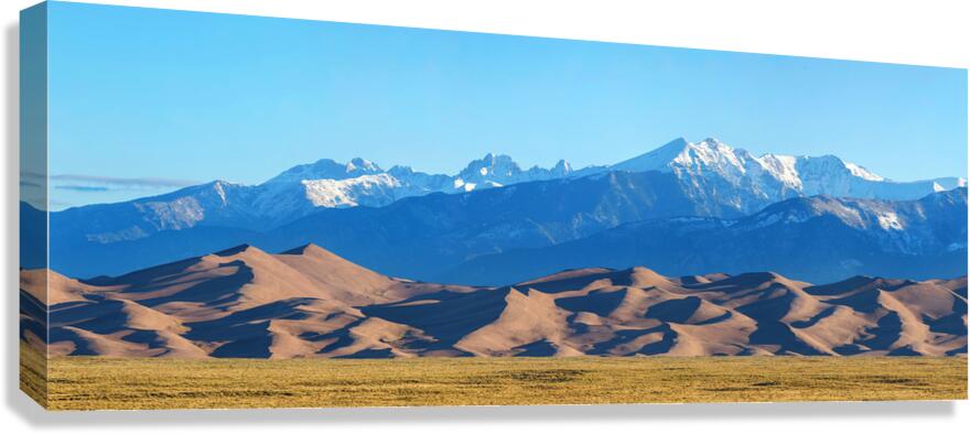 Colorado Great Sand Dunes Panorama Pt 1 Canvas Print