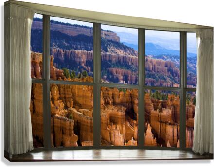 Bryce Canyon Bay Window View  Impression sur toile