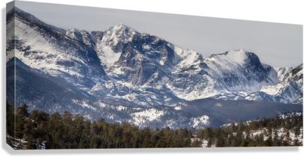 Ypsilon Mountain Fairchild Mountain Panorama Canvas Print