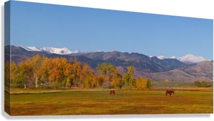 North Boulder County Front Range Panorama  Impression sur toile
