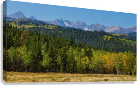 Colorado Indian Peaks Panorama 1 Canvas Print