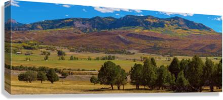 Courthouse Mountain Baldy Peak San Juan Large Canvas Print