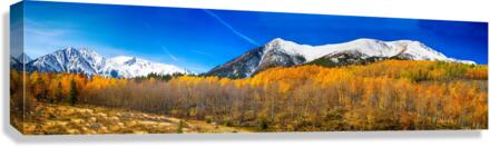 Colorado Rocky Mountain Independence Pass Pano Canvas Print