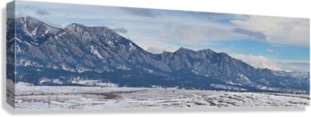 Flatirons Longs Peak Rocky Mountain Panorama