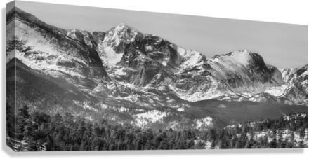 Ypsilon Mountain Fairchild Mountain Panorama  Canvas Print