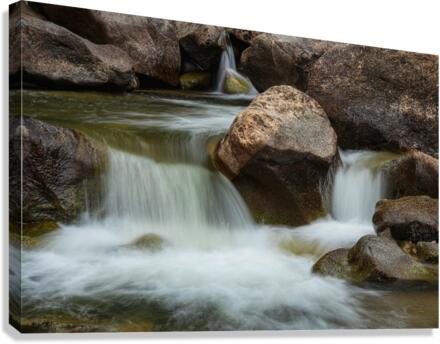 Boulder Creek Splashdown  Canvas Print