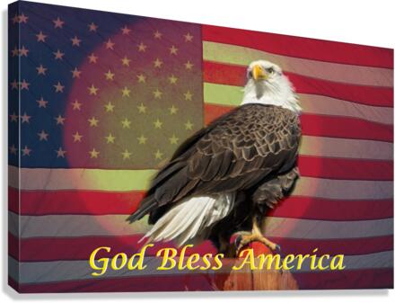 God Bless America Canvas Print